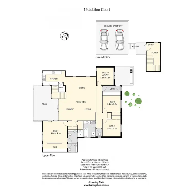 Floorplan of Homely house listing, 19 Jubilee Court, Eatons Hill QLD 4037