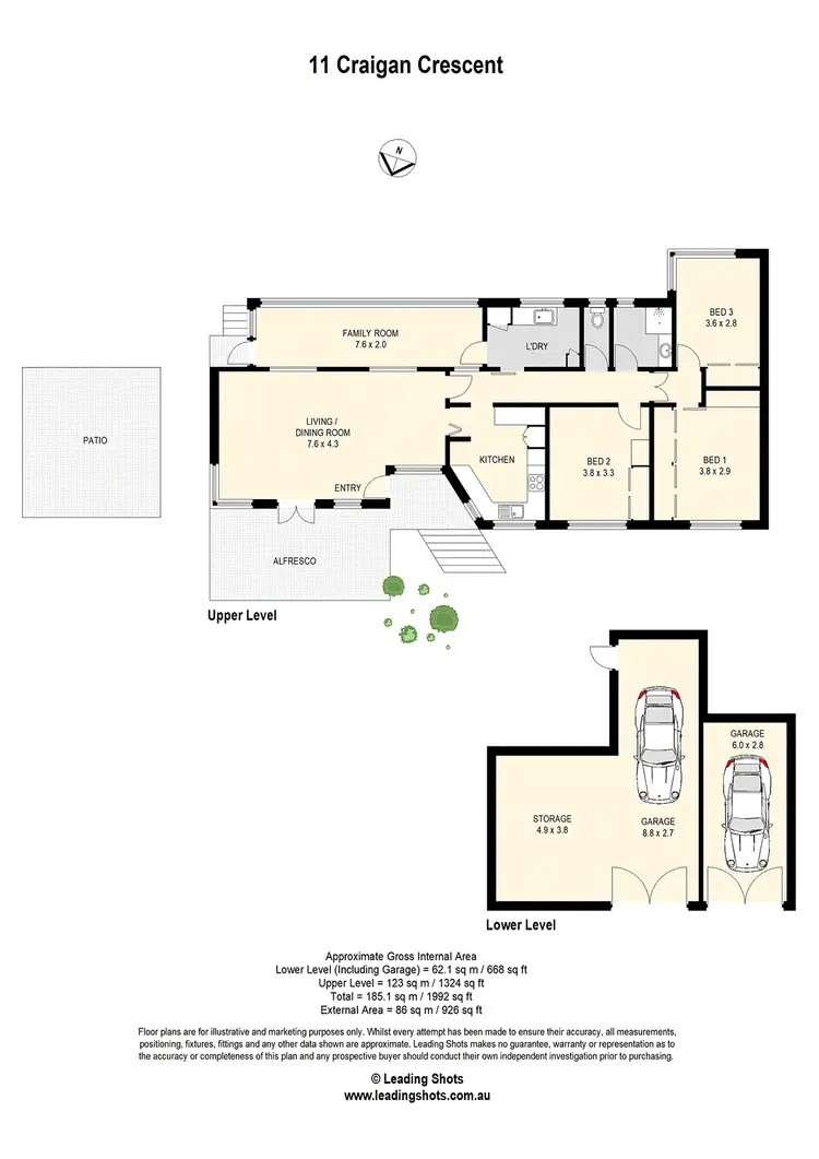 Floorplan of Homely house listing, 11 Craigan Crescent, Aspley QLD 4034