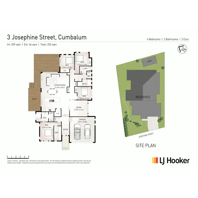 Floorplan of Homely house listing, 3 Josephine Street, Cumbalum NSW 2478