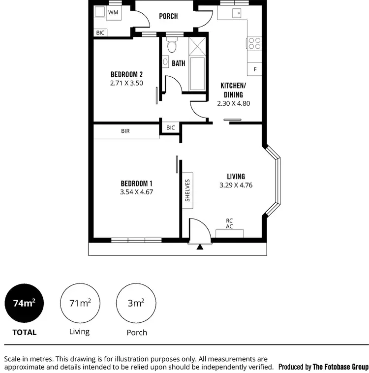 Floorplan of Homely house listing, Unit 6/7 Richman Ave, Prospect SA 5082