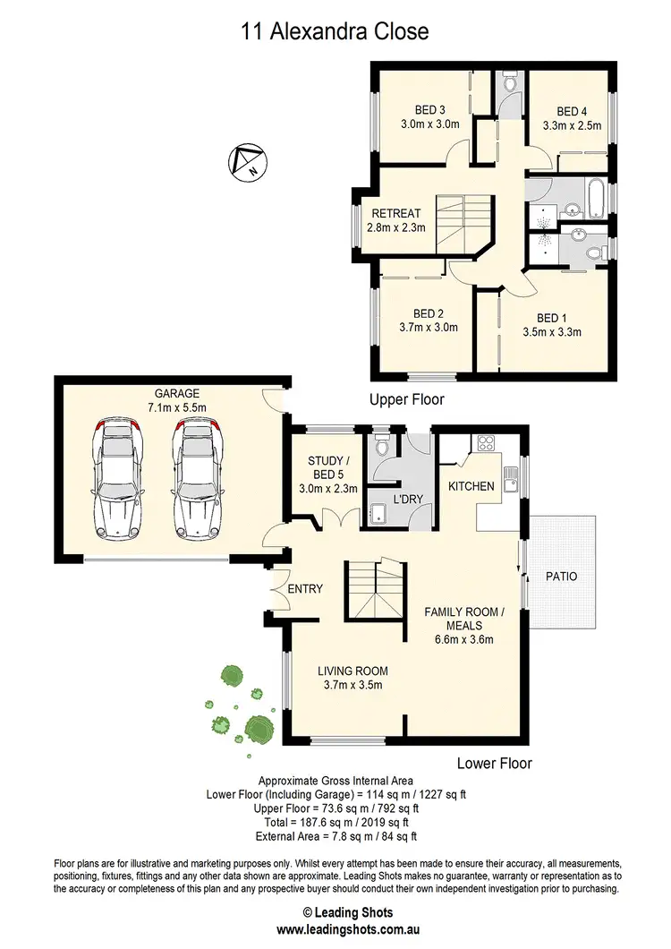 Floorplan of Homely house listing, 11 Alexandra Close, Aspley QLD 4034
