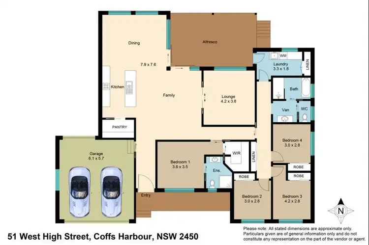 Floorplan of Homely house listing, 51 West High Street, Coffs Harbour NSW 2450