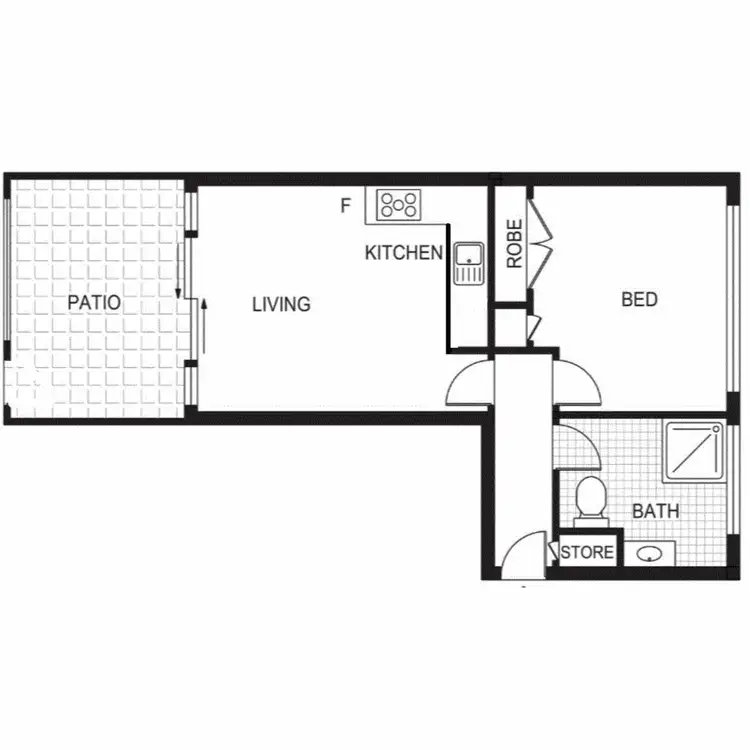 Floorplan of Homely apartment listing, 65/4 Wilkins Street, Mawson ACT 2607