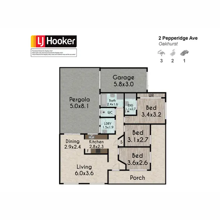 Floorplan of Homely house listing, 2 Pepperidge Avenue, Oakhurst NSW 2761