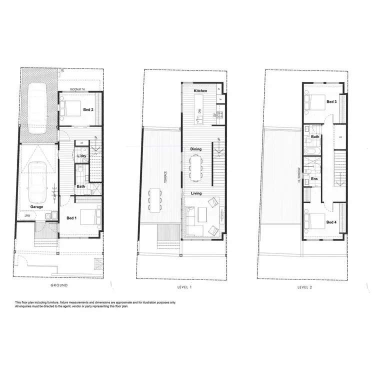 Floorplan of Homely townhouse listing, 7 Luxe Terrace, Point Cook VIC 3030