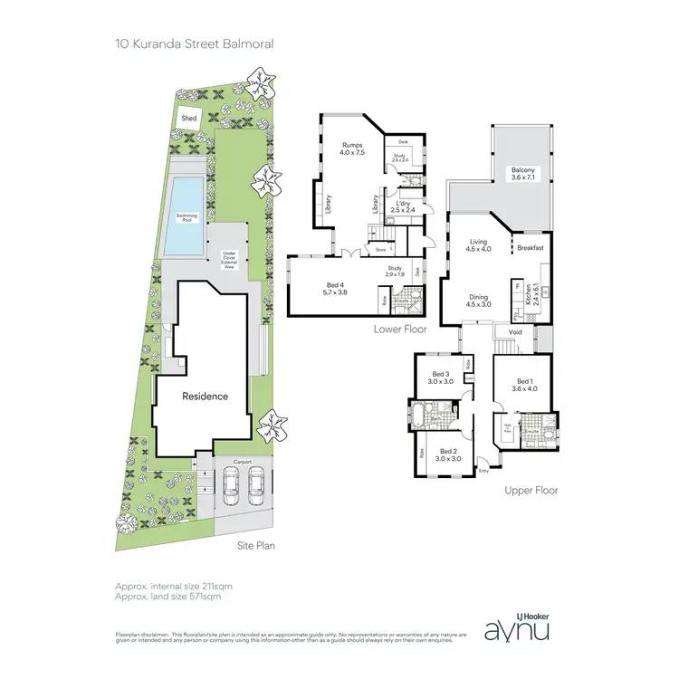 Floorplan of Homely house listing, 10 Kuranda Street, Balmoral QLD 4171