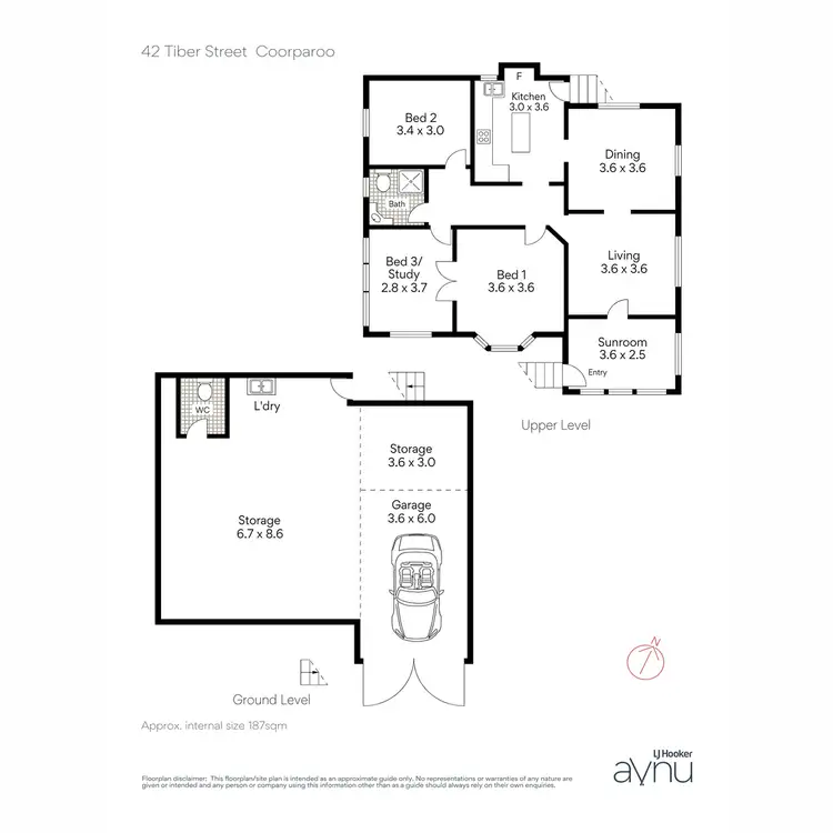 Floorplan of Homely house listing, 42 Tiber Street, Coorparoo QLD 4151