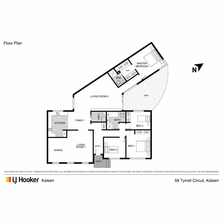 Floorplan of Homely house listing, 59 Tyrrell Circuit, Kaleen ACT 2617