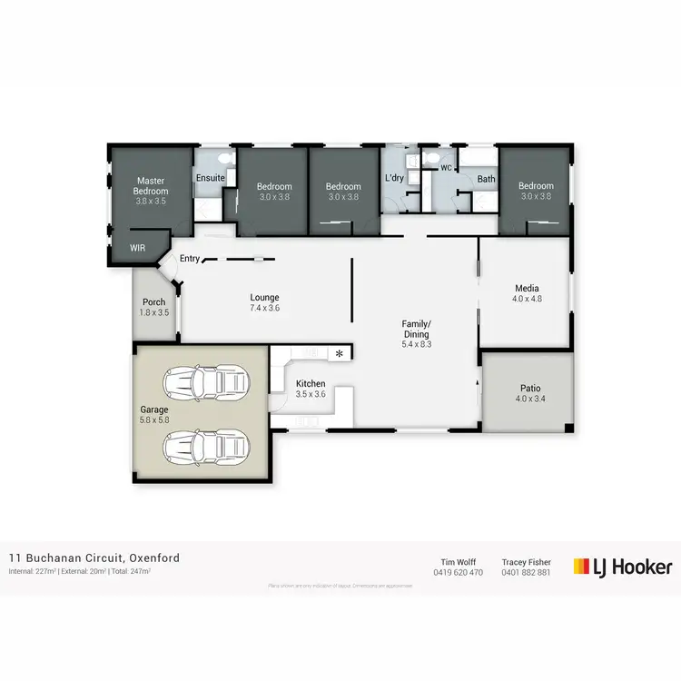 Floorplan of Homely house listing, 11 Buchanan Circuit, Oxenford QLD 4210
