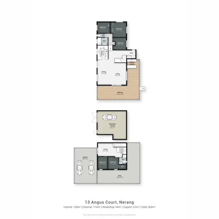 Floorplan of Homely house listing, 13 Angus Court, Highland Park QLD 4211