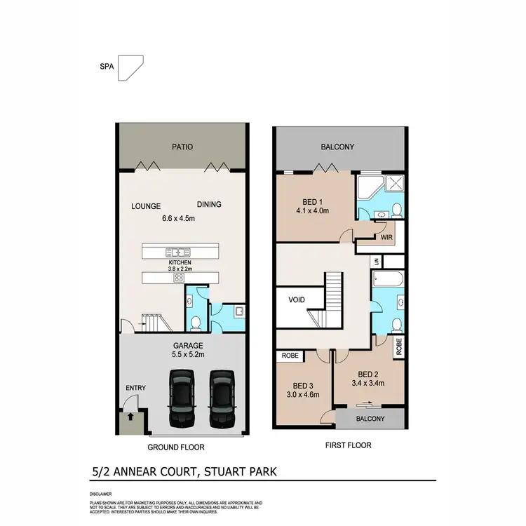 Floorplan of Homely apartment listing, 5/2 Annear Court, Stuart Park NT 820