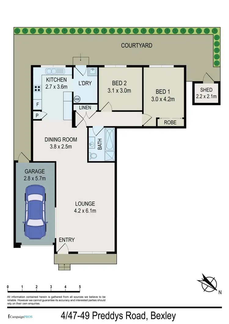 Floorplan of Homely villa listing, 4 47-49 Preddys Road, Bexley NSW 2207