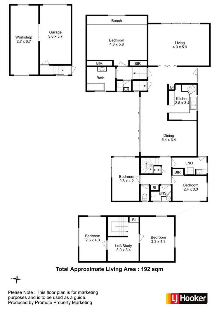 Floorplan of Homely house listing, 16 Cane Street, West Hobart TAS 7000