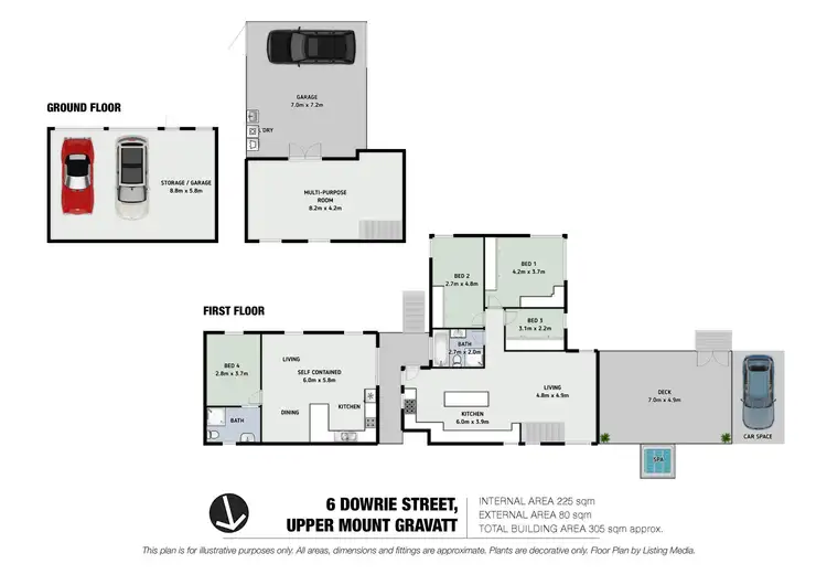 Floorplan of Homely house listing, 6 Dowrie Street, Upper Mount Gravatt QLD 4122