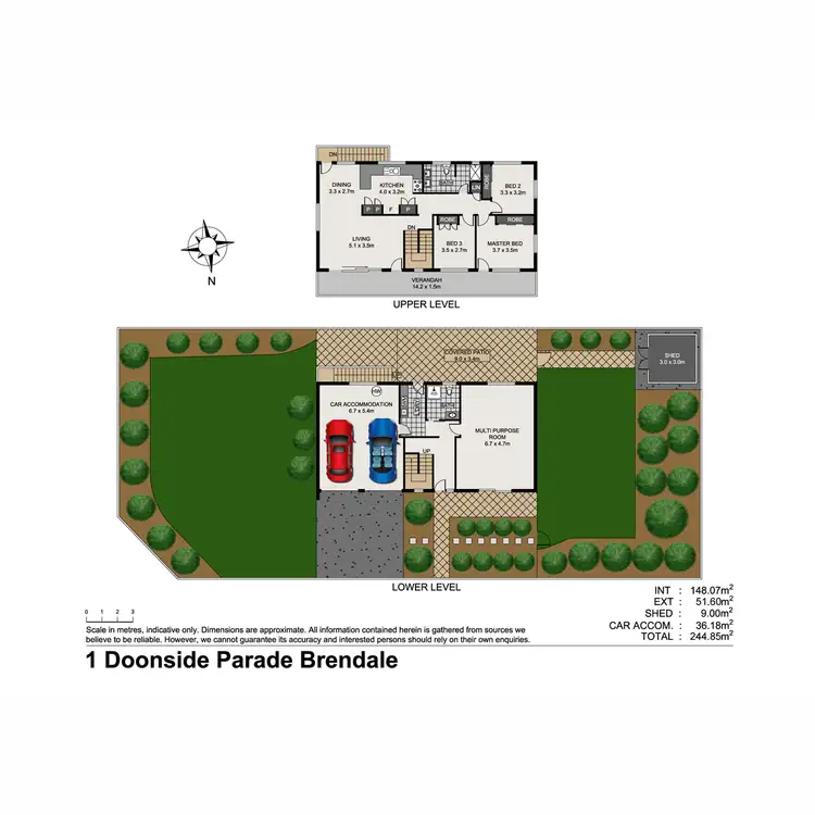 Floorplan of Homely house listing, 1 Doonside Parade, Brendale QLD 4500