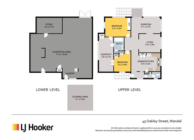Floorplan of Homely house listing, 45 Oakley Street, Wandal QLD 4700