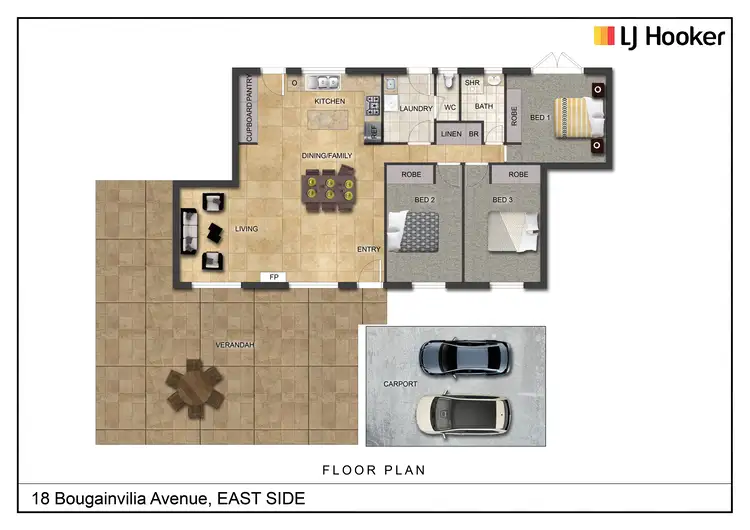 Floorplan of Homely house listing, 18 Bougainvilia Avenue, East Side NT 870
