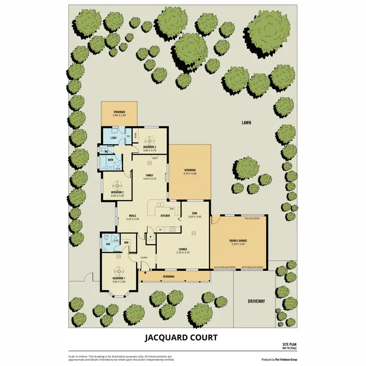 Floorplan of Homely house listing, 5 Jacquard Court, Greenwith SA 5125
