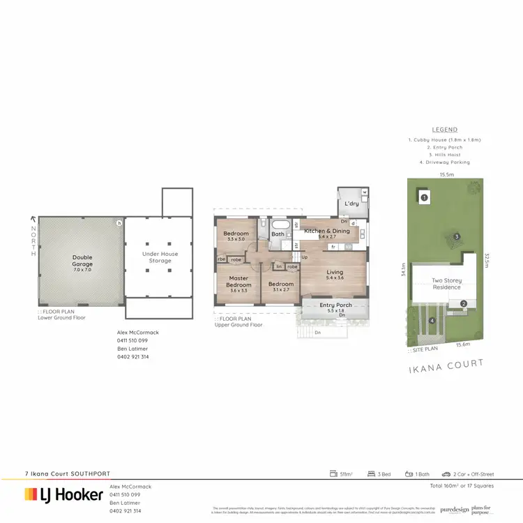 Floorplan of Homely house listing, 7 Ikana Court, Southport QLD 4215