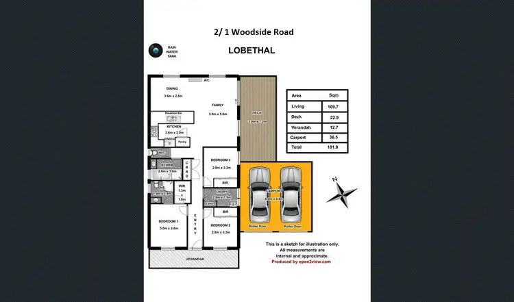 Floorplan of Homely house listing, 2/1 Woodside Road, Lobethal SA 5241