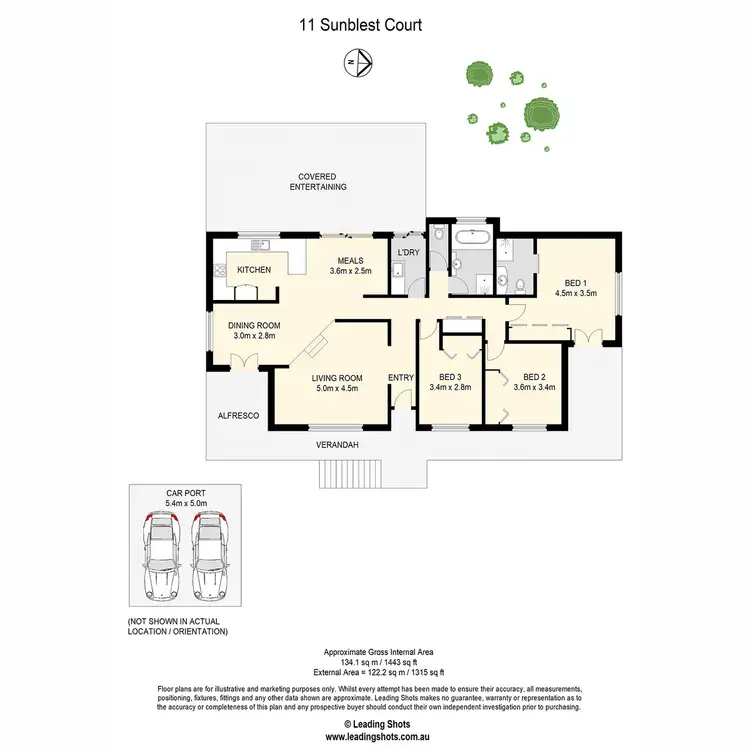 Floorplan of Homely house listing, 11 Sunblest Court, Eatons Hill QLD 4037