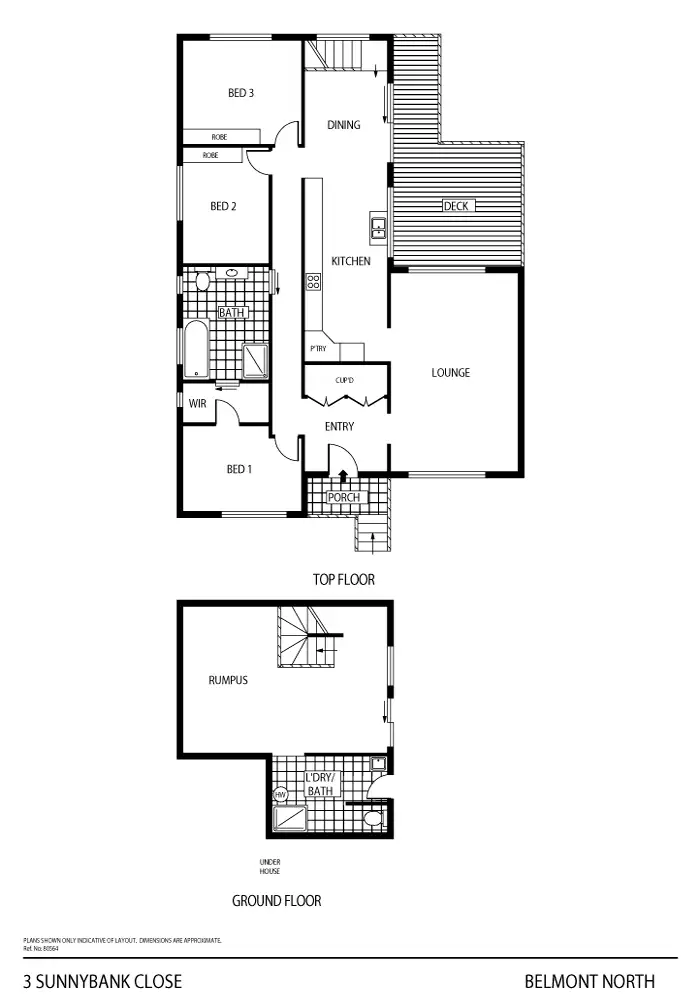 Floorplan of Homely house listing, 3 Sunnybank Close, Belmont North NSW 2280
