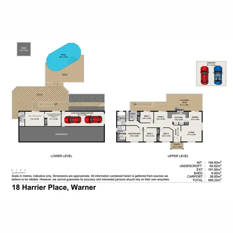 Floorplan of Homely house listing, 18 Harrier Place, Warner QLD 4500
