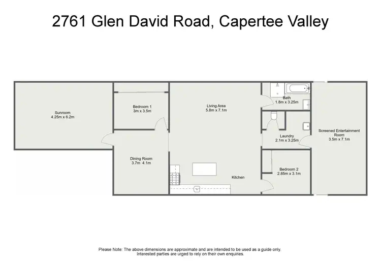Floorplan of Homely rural property listing, 2761 Glen Davis Road, Capertee NSW 2846