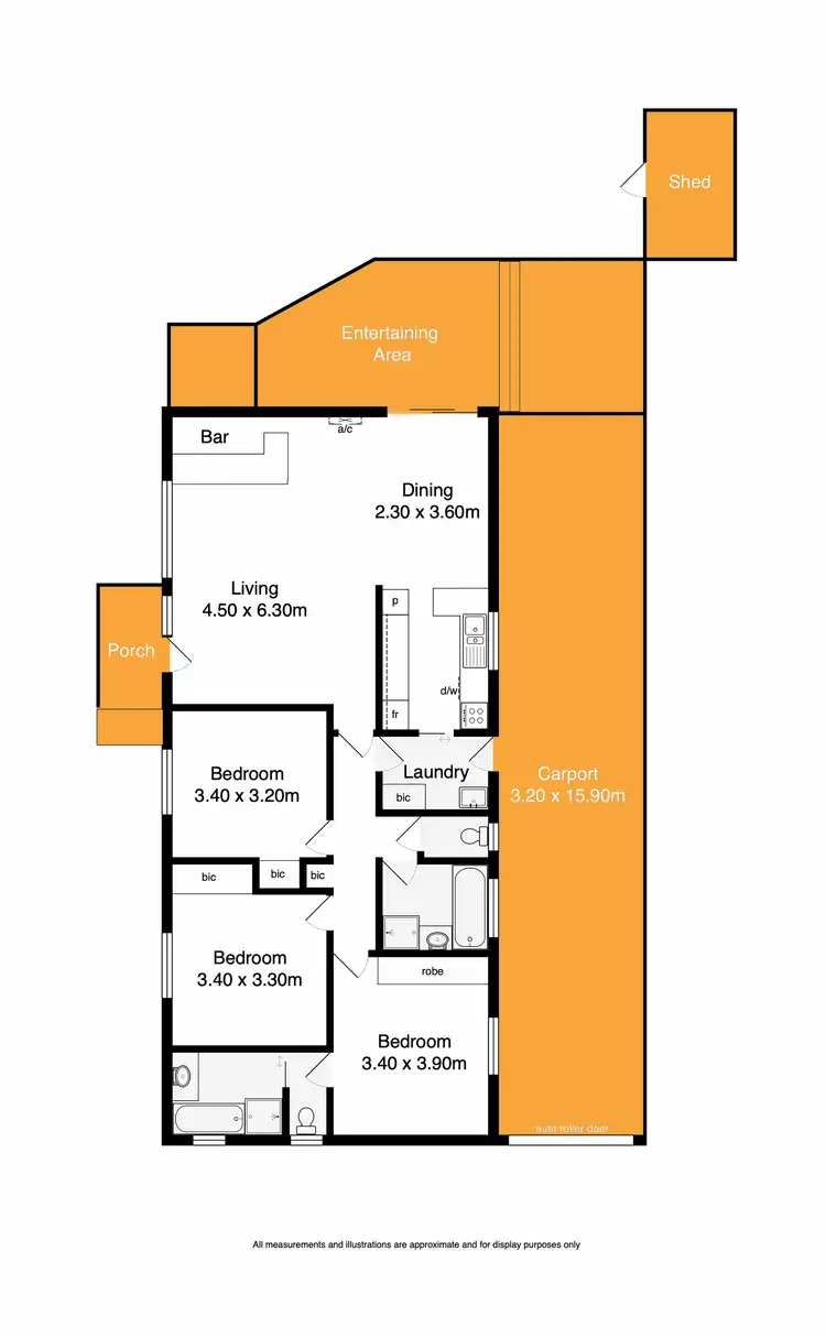 Floorplan of Homely house listing, 13 Anderson Grove, Mccracken SA 5211