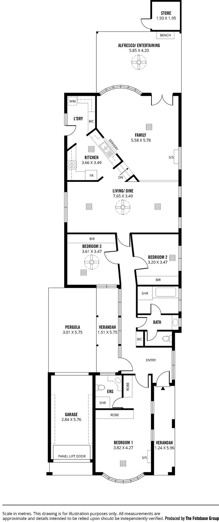 Floorplan of Homely house listing, 10 Thirkell Ave, Beaumont SA 5066