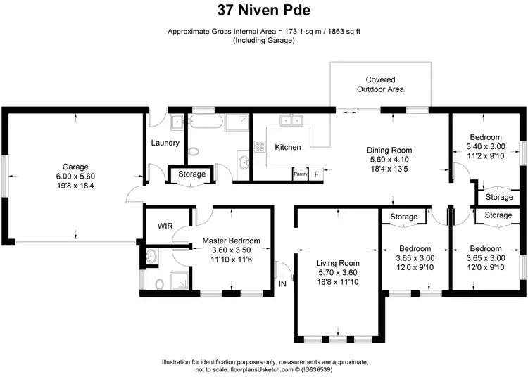 Floorplan of Homely house listing, 37 Niven Parade, Rutherford NSW 2320
