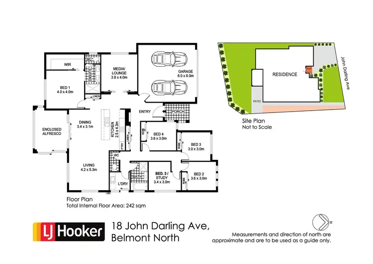 Floorplan of Homely house listing, 18 John Darling Avenue, Belmont North NSW 2280