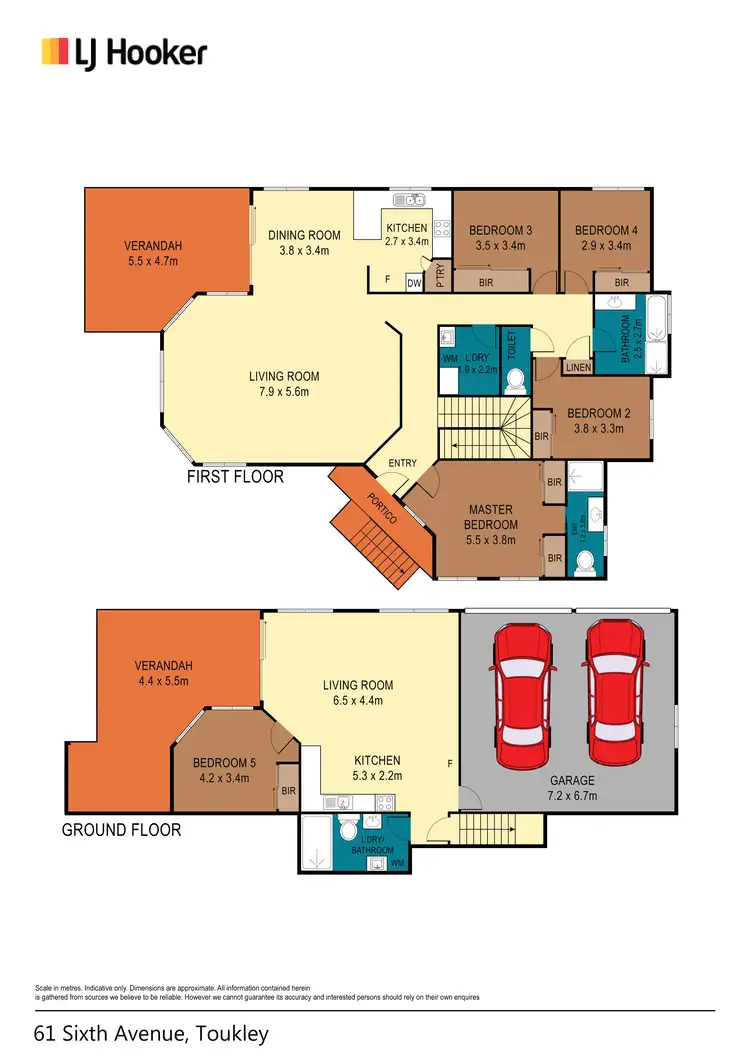 Floorplan of Homely house listing, 61 Sixth Avenue, Toukley NSW 2263