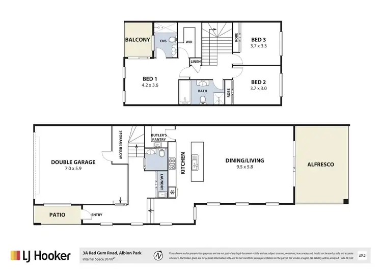 Floorplan of Homely house listing, 3a Red Gum Rd, Albion Park NSW 2527