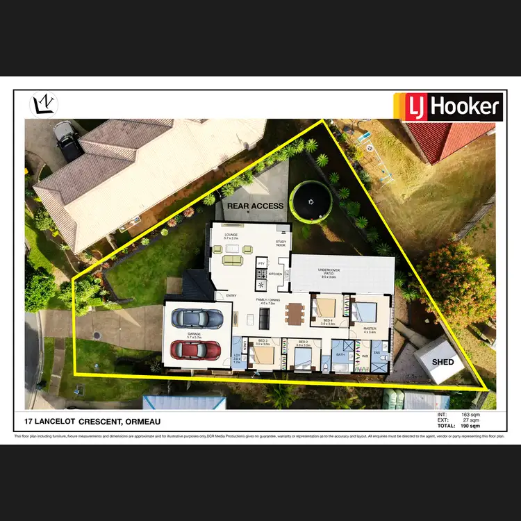 Floorplan of Homely house listing, 17 Lancelot Crescent, Ormeau QLD 4208