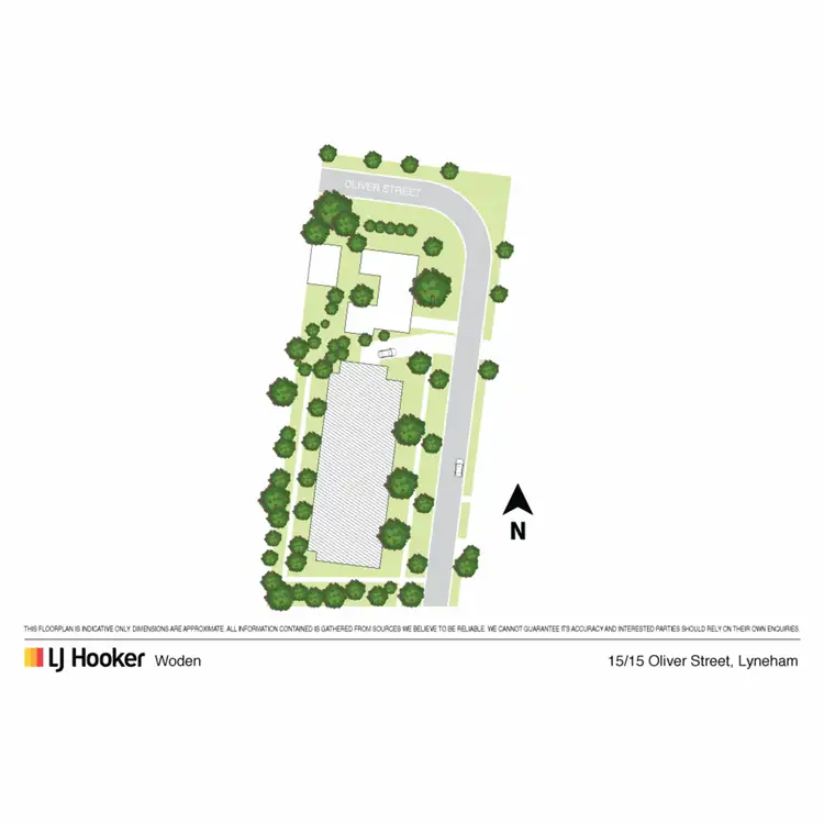 Floorplan of Homely apartment listing, 15/15 Oliver Street, Lyneham ACT 2602