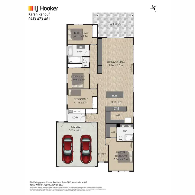 Floorplan of Homely house listing, 30 Valleygreen Close, Redland Bay QLD 4165