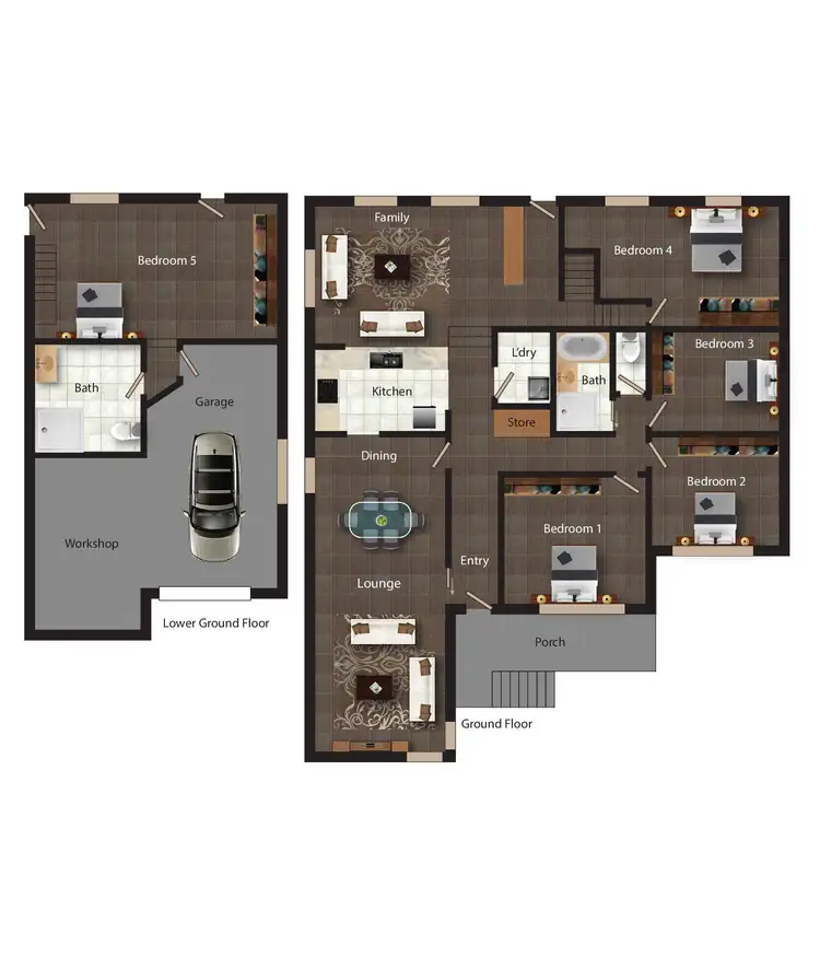 Floorplan of Homely house listing, 6 Crinoline Street, Queanbeyan NSW 2620