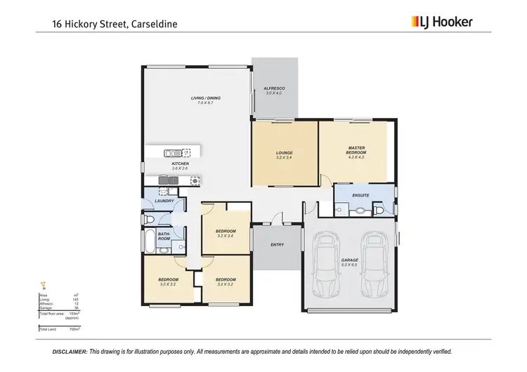 Floorplan of Homely house listing, 16 Hickory Street, Carseldine QLD 4034