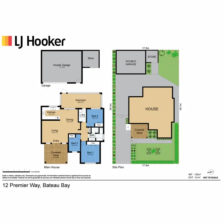 Floorplan of Homely house listing, 12 Premier Way, Bateau Bay NSW 2261