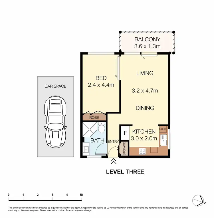 Floorplan of Homely apartment listing, 302/144-152 Mallett Street, Camperdown NSW 2050