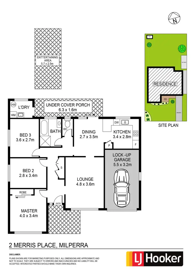 Floorplan of Homely house listing, 2 Merris Place, Milperra NSW 2214