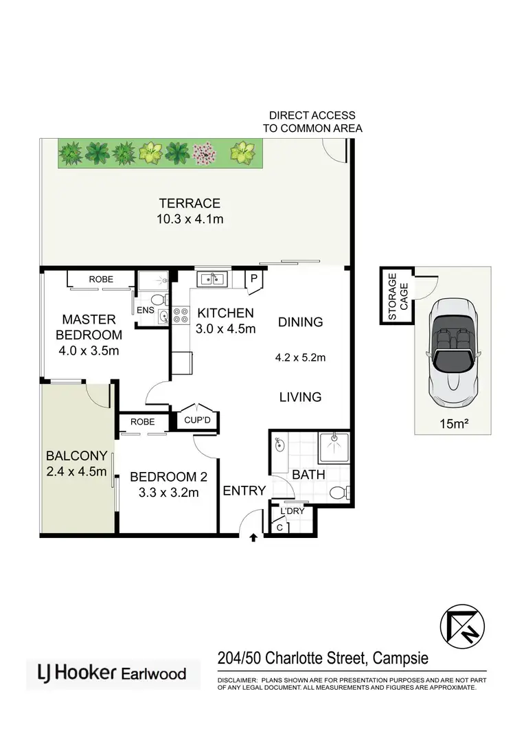 Floorplan of Homely apartment listing, 204/50 Charlotte Street, Campsie NSW 2194