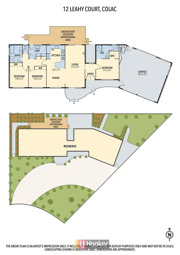 Floorplan of Homely house listing, 12 Leahy Court, Colac VIC 3250
