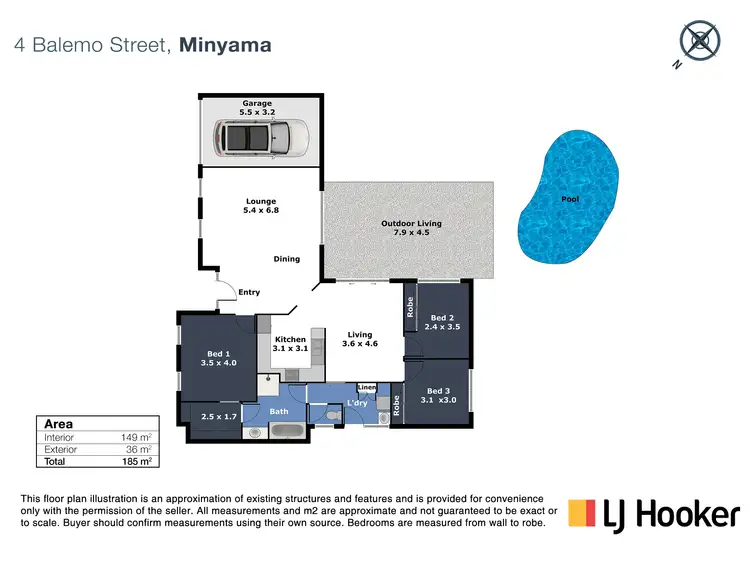 Floorplan of Homely house listing, 4 Balemo Street, Minyama QLD 4575
