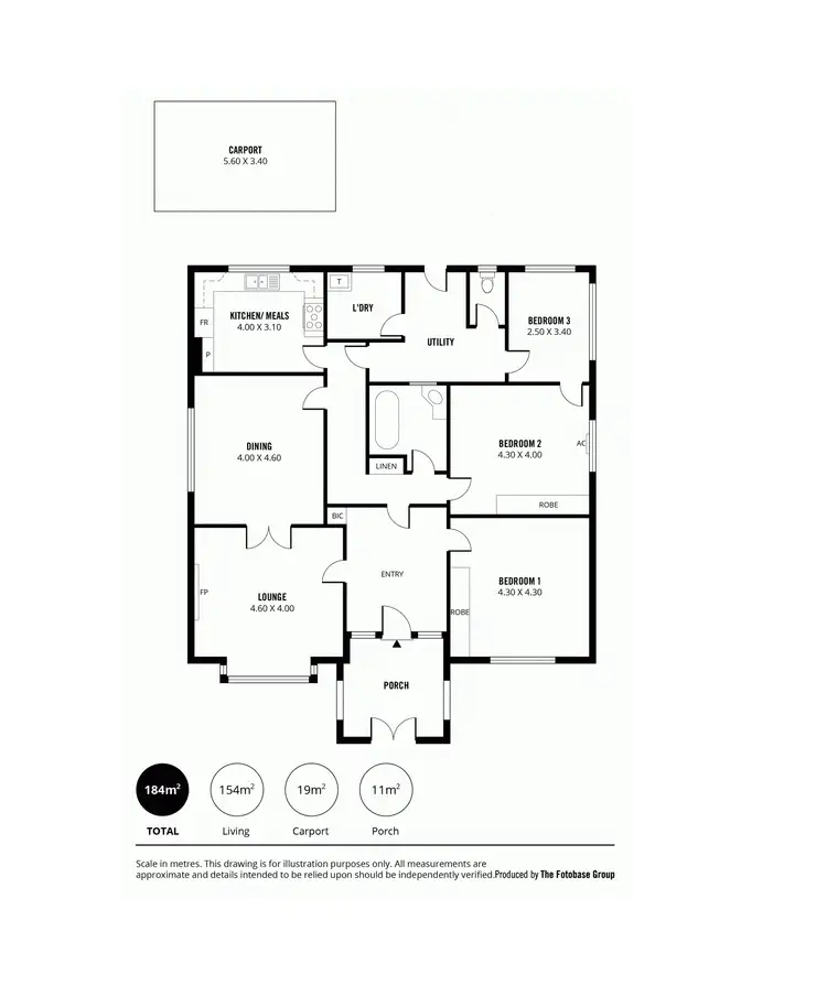 Floorplan of Homely house listing, 9 Glyde Street, Albert Park SA 5014