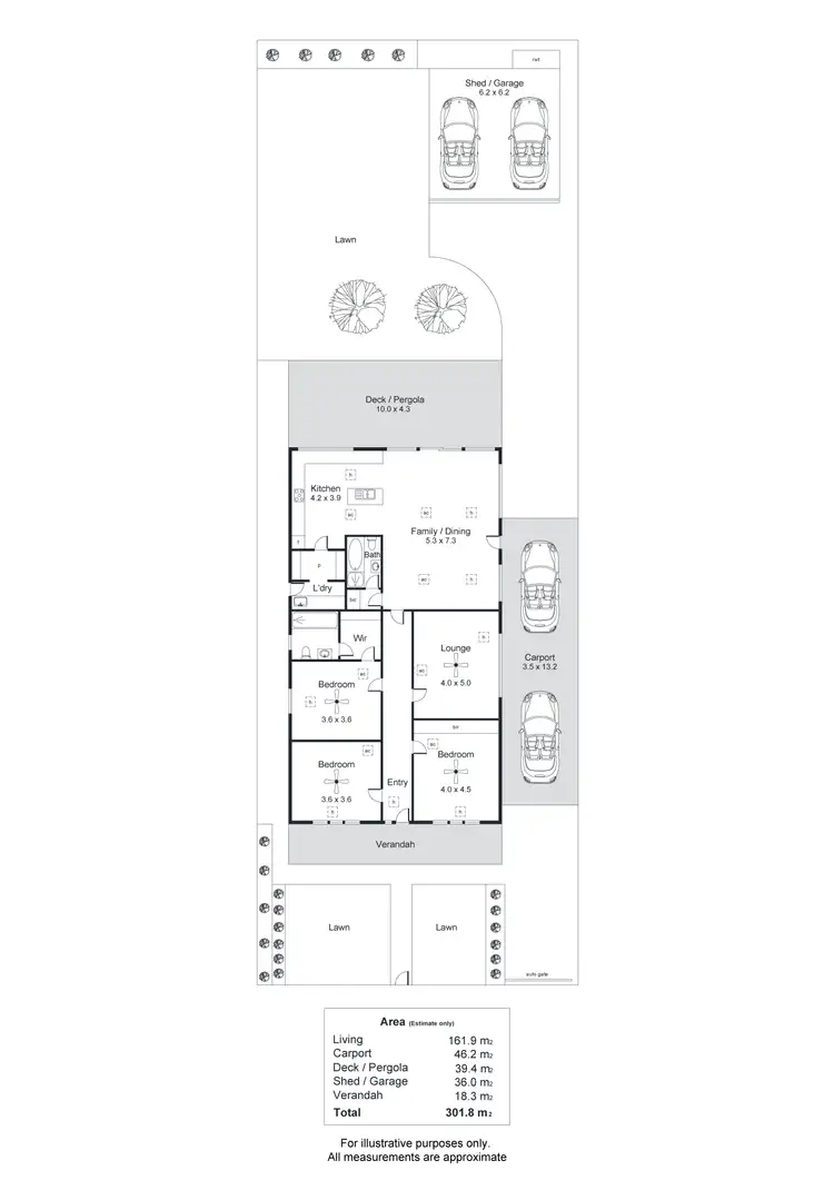 Floorplan of Homely house listing, 51 Clifford Street, Torrensville SA 5031