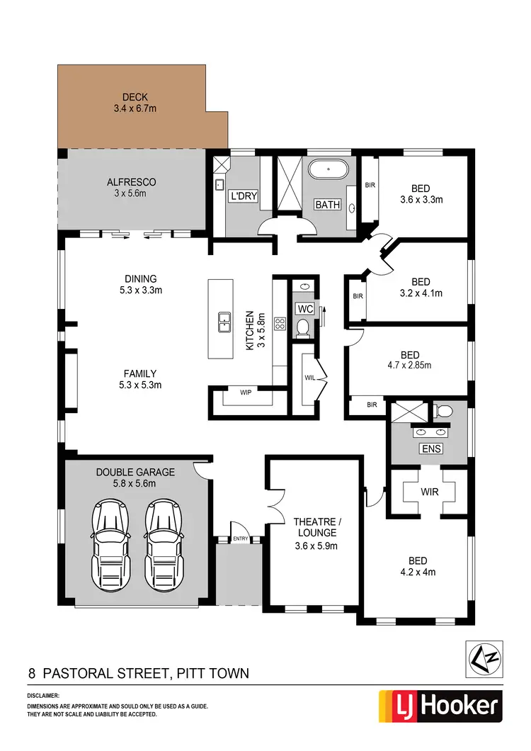 Floorplan of Homely house listing, 8 Pastoral Street, Pitt Town NSW 2756
