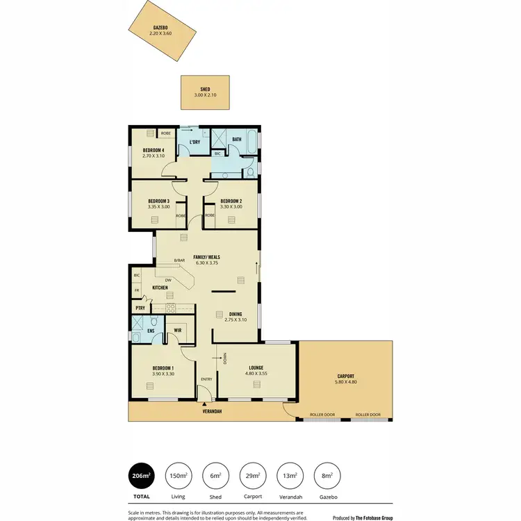 Floorplan of Homely house listing, 20 Lundie Crescent, Gawler East SA 5118