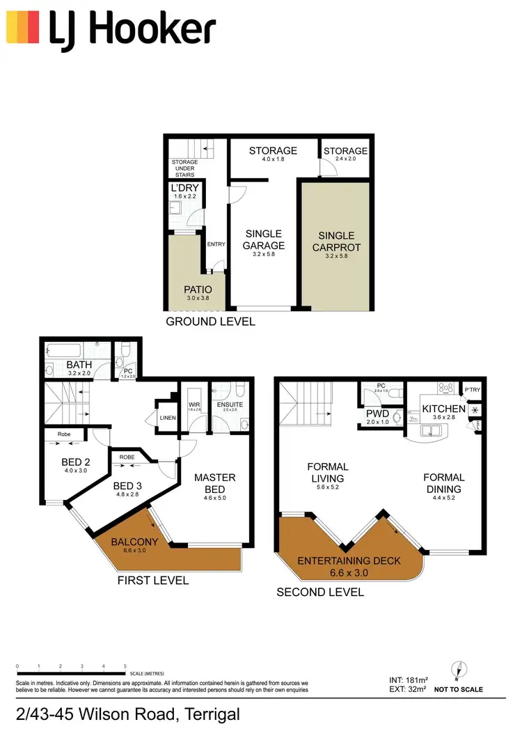 Floorplan of Homely townhouse listing, 2/43 Wilson Road, Terrigal NSW 2260